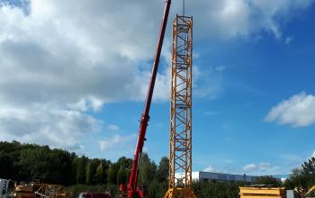 Mise en place de la grue RCPB